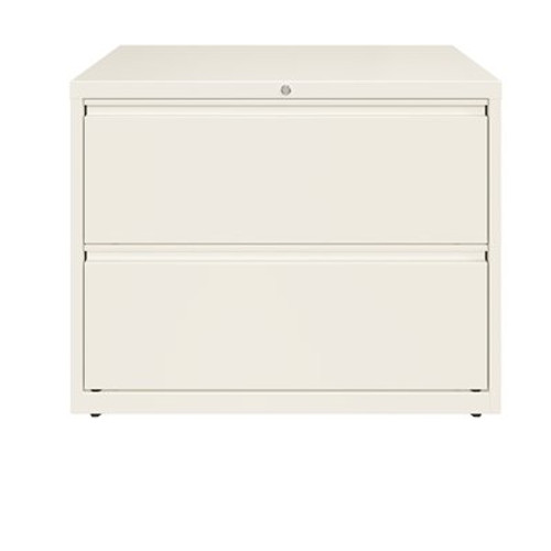 Hirsh HL10000 Series White 36 in. Wide 2-Drawer Lateral File Cabinet Hirsh HL10000 Series White 36 in. Wide 2-Drawer Lateral File Cabinet