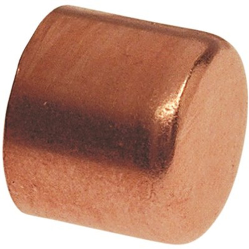 NIBCO 1/2 in. Copper Pressure Tube Cap Fitting NIBCO 1/2 in. Copper Pressure Tube Cap Fitting