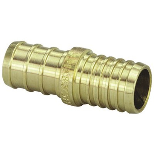 1/2 in. x 1/2 in. Zero Lead Brass Crimp Adapter