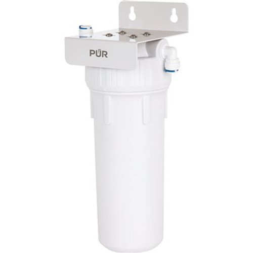 PUR Universal Single Stage Under Sink Water Filtration System in White