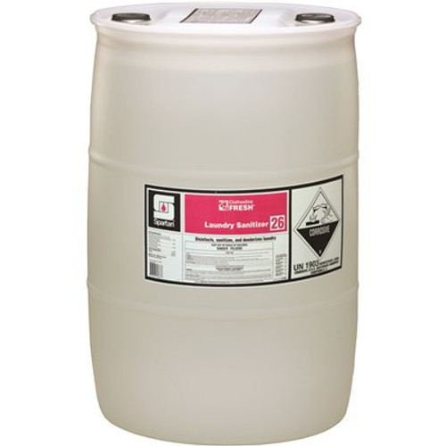 Spartan Chemical Clothesline Fresh 55 Gal. Laundry Sanitizer 26