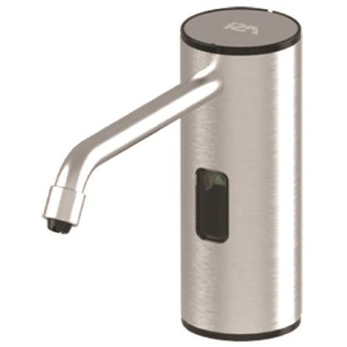 Counter Mounted 50.7 oz. Automatic (Battery/AC) Liquid Soap or Gel Hand Sanitizer Dispenser in Satin Stainless Steel