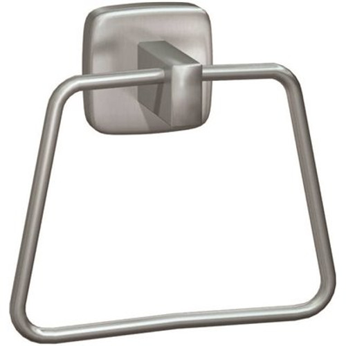 Wall Mounted Towel Ring in Satin Stainless Steel
