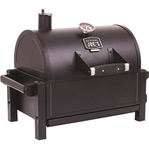 OKLAHOMA JOE'S Rambler Portable Charcoal Grill in Black with 218 sq. in. Cook Space