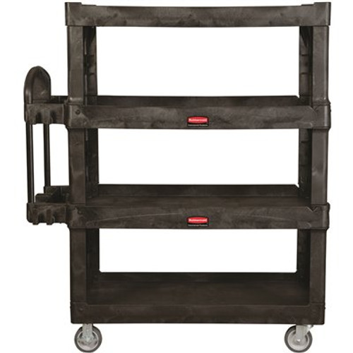 Rubbermaid Commercial Products 4-SHELF HEAVY-DUTY ERGO UTILITY CART