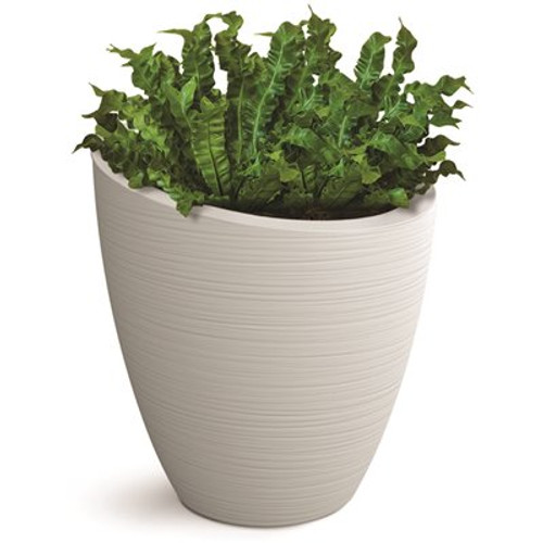 Mayne Modesto 30 in. Round White Polyethylene Planter Mayne Modesto 30 in. Round White Polyethylene Planter