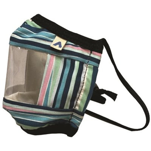 Kids Adjustable Communication Mask Teal Stripes