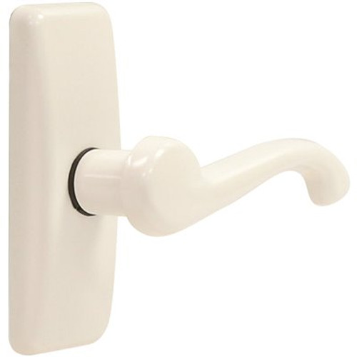 LARSON White Georgian Lever Door Kit