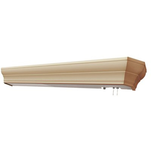 AFX Hinsdale 55 in. 46-Watt Integrated LED Ivory Overbed Fixture