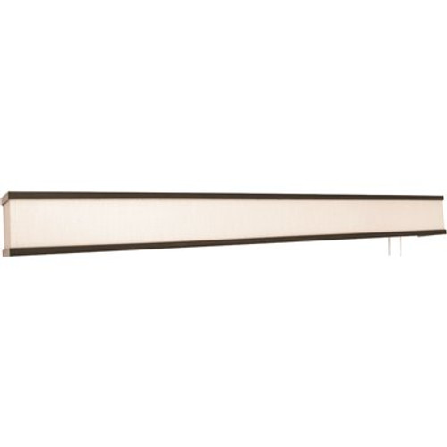 AFX Sheridan 3 ft. 36-Watt Equivalent Integrated LED Champagne Overbed Fixture AFX Sheridan 3 ft. 36-Watt Equivalent Integrated LED Champagne Overbed Fixture