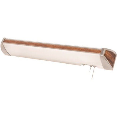 AFX Ideal 40 in. 75-Watt Mahogany Fluorescent Overbed Fixture