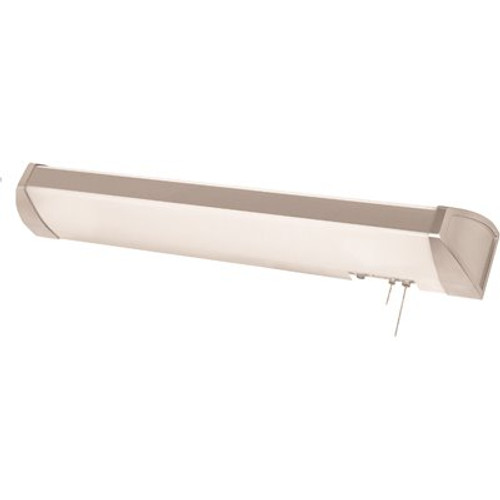 AFX Ideal 4 ft. 46-Watt Integrated LED Brushed Nickel Overbed Fixture