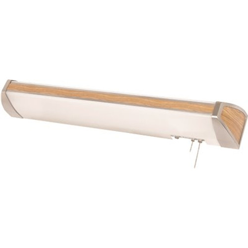 AFX Ideal 3 ft. 36-Watt Integrated LED Light Oak Overbed Fixture AFX Ideal 3 ft. 36-Watt Integrated LED Light Oak Overbed Fixture