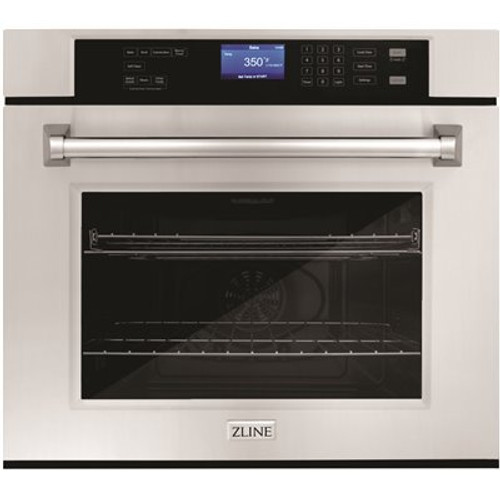 ZLINE Kitchen and Bath 30 in. Professional Electric Single Wall Oven with Self Clean and True Convection in Stainless Steel