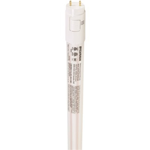 Sylvania 17-Watt Equivalent 2 ft. Linear T8 Selectable CCT LED Tube Light Bulb (10-Pack)