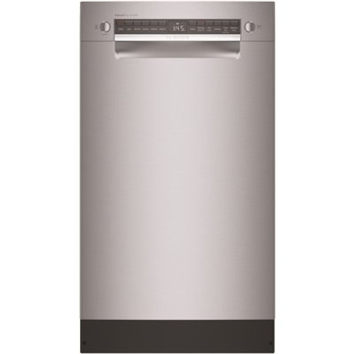 Bosch 800 Series 18 in. ADA Compact Front Control Dishwasher in Stainless Steel with Stainless Steel Tub and 3rd Rack, 44dBA