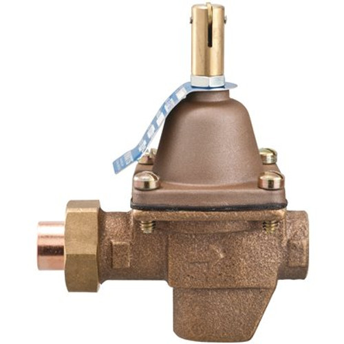 Watts 1/2 in. Bronze High Capacity Feed Water Pressure Regulator, NPT Threaded Inlet