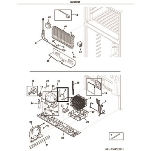 Frigidaire Tube, Suction Jumper