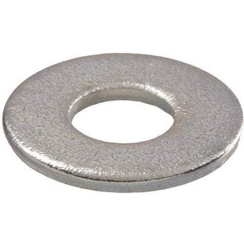1/4 in. USS Grade 2 Zinc Plated Flat Washers (500 per Pack) 1/4 in. USS Grade 2 Zinc Plated Flat Washers (500 per Pack)