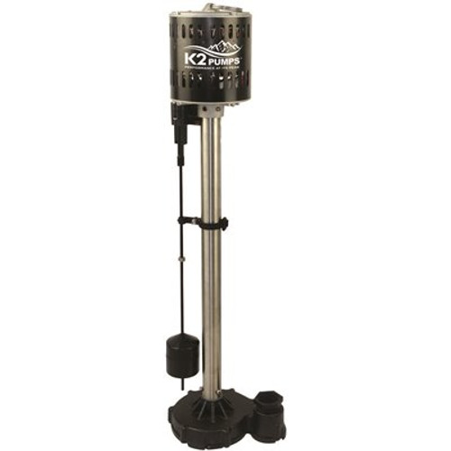 K2 1/2 HP Stainless Steel Pedestal Sump Pump