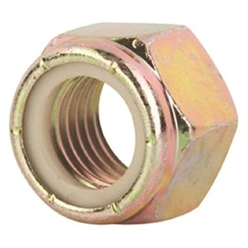 3/4 in.-10 Grade 8 Nylon Insert Locknut Zinc Yellow (50 per Pack)