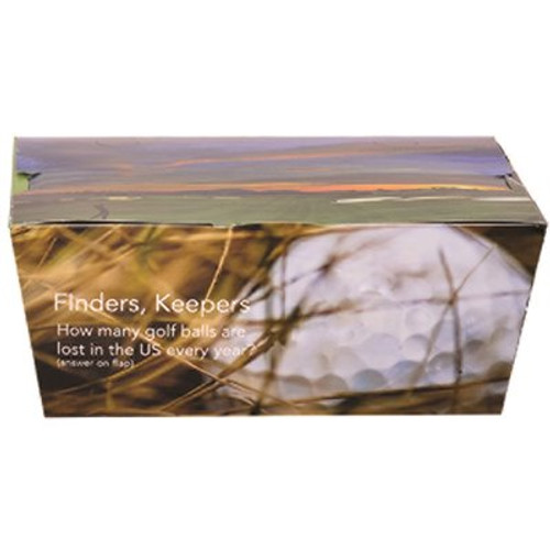 Southern Champion Tray #4 Printed Golf Carry Out Box Paper 7-3/4 x 5-1/2 x 3-1/2" (160 per case)