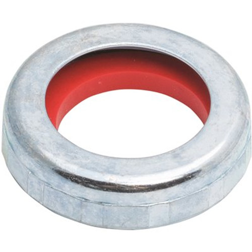 OATEY 1-1/2 in. x 1-1/4 in. Sink Drain Pipe Zinc Slip-Joint Nut and Rubber Reducing Washer