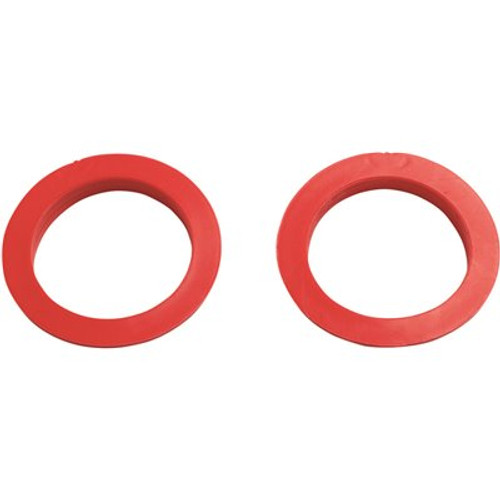 Oatey 1-1/2 in. Sink Drain Pipe Flanged Rubber Washer (2-Pack)