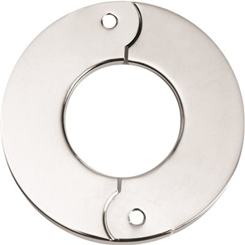 OATEY 1-1/4 in. Chrome-Plated Steel Iron Pipe Size Split Flange Escutcheon Plate