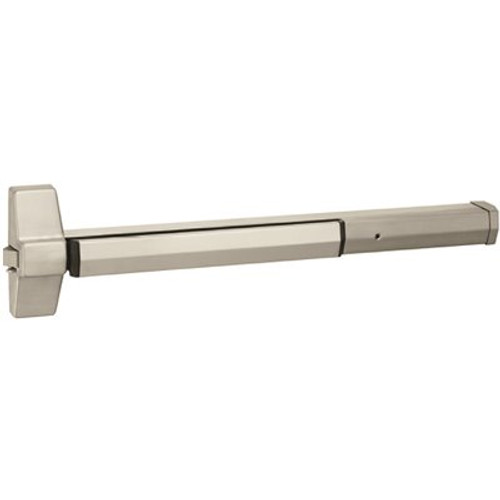 Yale 7000 Series Grade 1,36 in. Stainless Steel Finish Non-handed Fire Rated Surface Exit Device, Exit Only