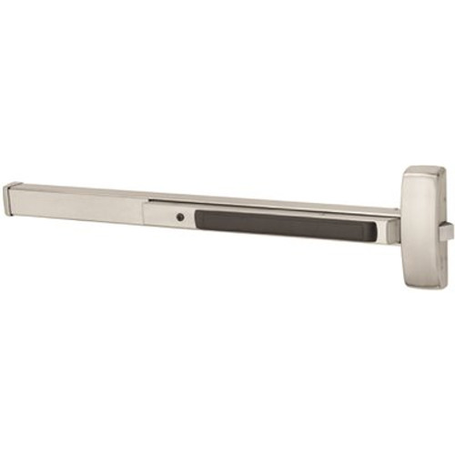 SARGENT 80 Series Grade 1,36 in. Stainless Steel Finish Non-handed Fire Rated Surface Exit Device, Exit Only