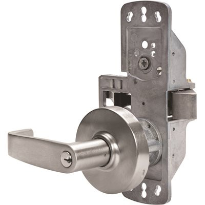 SARGENT 20/30 Series Exit Trim, L-Handle for use with 20 or 30 Series Exit Devices, Classroom, Satin Chrome, Less Cylinder