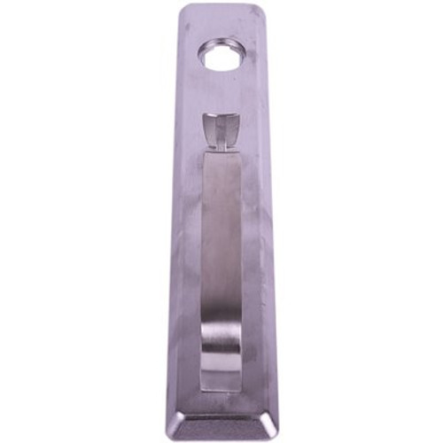 Yale 630F Series Exit Trim, 633 Pull for use w/2100 Series Exit Device, Classroom/Storeroom, Stainless Steel, Less Cylinder
