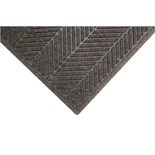 M+A Matting Waterhog Eco Elite Fashion Grey Ash 101 in. x 71 in. Commercial Floor Mat