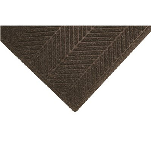 M+A Matting Waterhog Eco Elite Fashion Chestnut Brown 59 in. x 35 in. Commercial Floor Mat