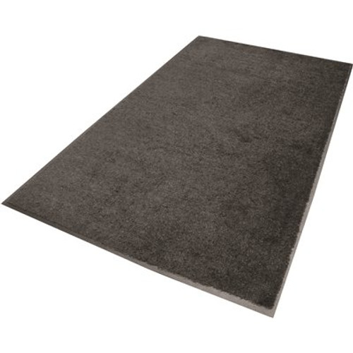 M+A Matting ColorStar Mat Charcoal 95 in. x 68 in. PET Carpet Universal Cleated Backing Commercial Floor Mat