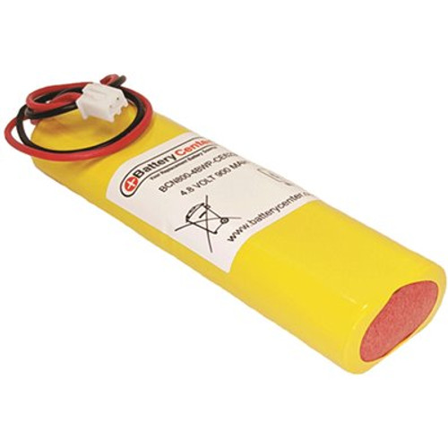 4.8 Volt 900 mAh Replacement Rechargeable Battery for the D-AA650B/D-AA650BX4 Nickel Cadmium NiCad Emergency Light
