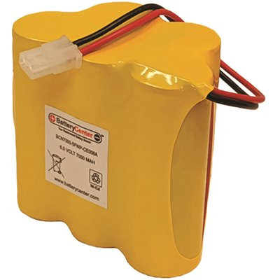 6.0-Volt 7000 mAh Replacement for the ANIC0046 or NIC0046 Nickel Cadmium Emergency Lighting Battery (Rechargeable)