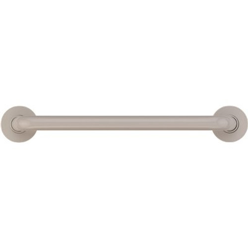 Ponte Giulio USA 32 in. Contractor Antimicrobial Vinyl Coated Grab Bar in Light Gray