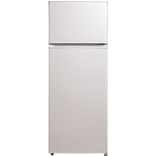 Vissani 7.1 cu. ft. Top Freezer Built-In and Standard Refrigerator in White