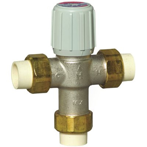 Resideo 3/4 in. Union ProPress Lead-Free Mixing Valve