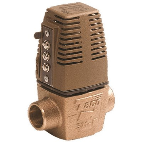 Taco Gold 1 in. Bronze Sweat 2-Way Hydronic Zone Valve