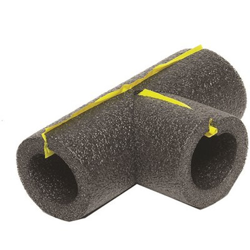 Frost King 3/4 in. x 1/2 in. Thick Wall Foam Tee Connector