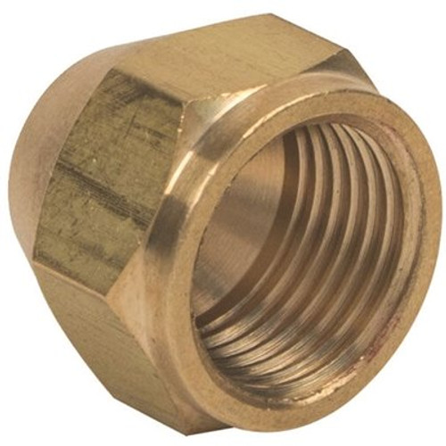 BrassCraft 3/8 in. O.D. Brass Tube Flare Cap