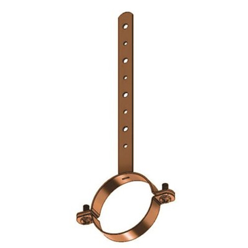 Empire Industries 3/4 in. x 6 in. Copper Coated Carbon Steel Milford Pipe Hanger