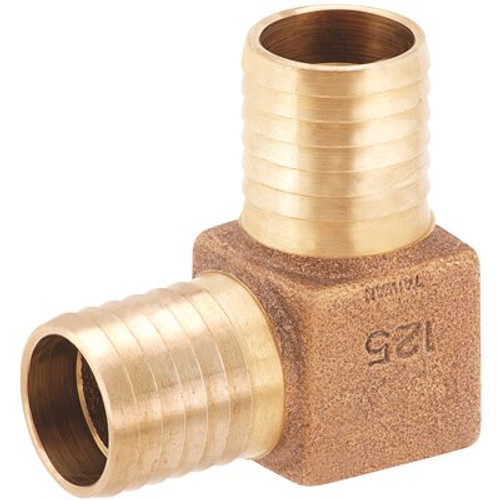 Matco-Norca 1 in. Lead Free Brass 90-Degree Elbow Fitting