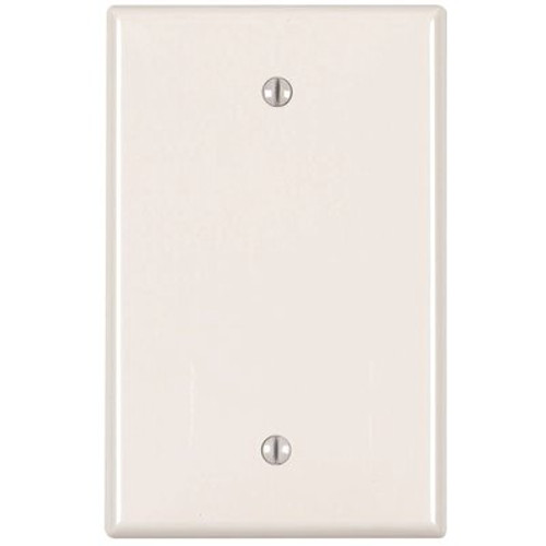 Leviton 1-Gang Midway White Blank Nylon Wall Plate