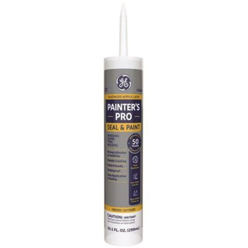 GE Painters Pro Seal and Paint 10 oz. Clear All-Purpose Acrylic Latex Sealant (12-Pack) GE Painters Pro Seal and Paint 10 oz. Clear All-Purpose Acrylic Latex Sealant (12-Pack)