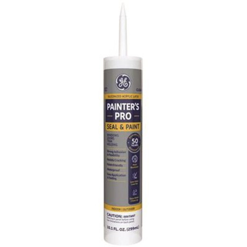 GE Painters Pro Seal and Paint 10 oz. Clear All-Purpose Acrylic Latex Sealant (12-Pack)