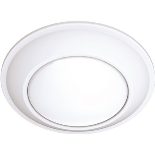 Juno Contractor Select JSBT 6.46 in. Matte White Integrated LED Flush Mount Fixture